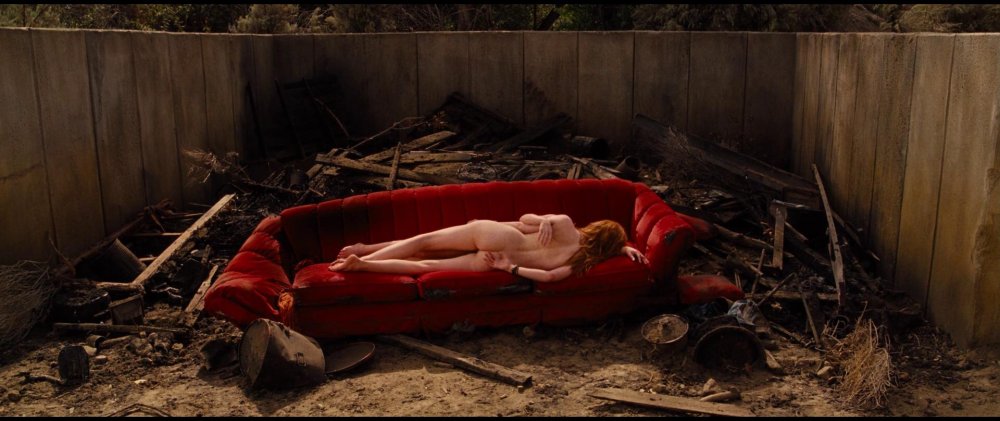 Ellie Bamber under cover of night