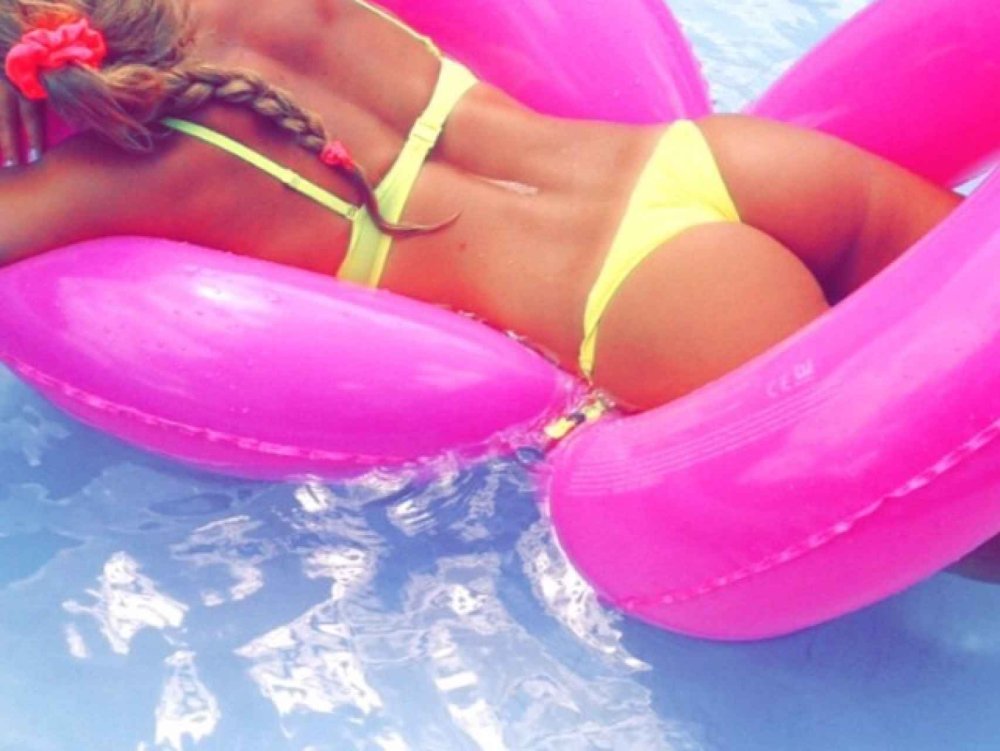 Lidia Valentin in a swimsuit