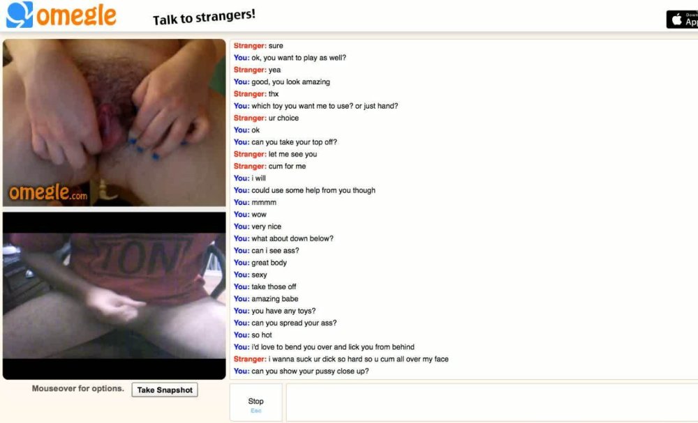 Omegle lady