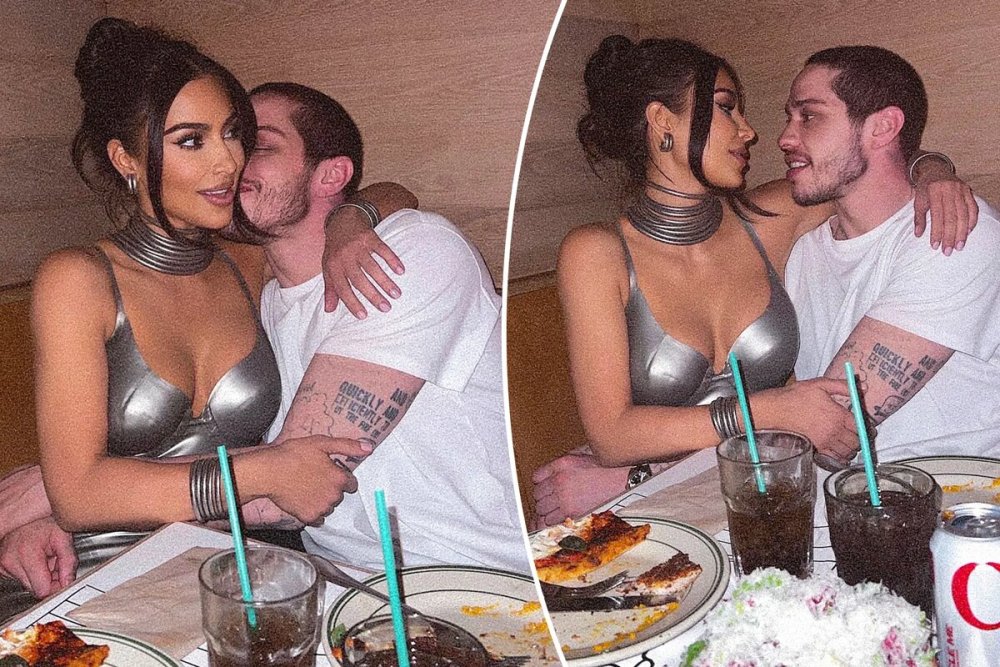 Pete Davidson and Kim Kardashian