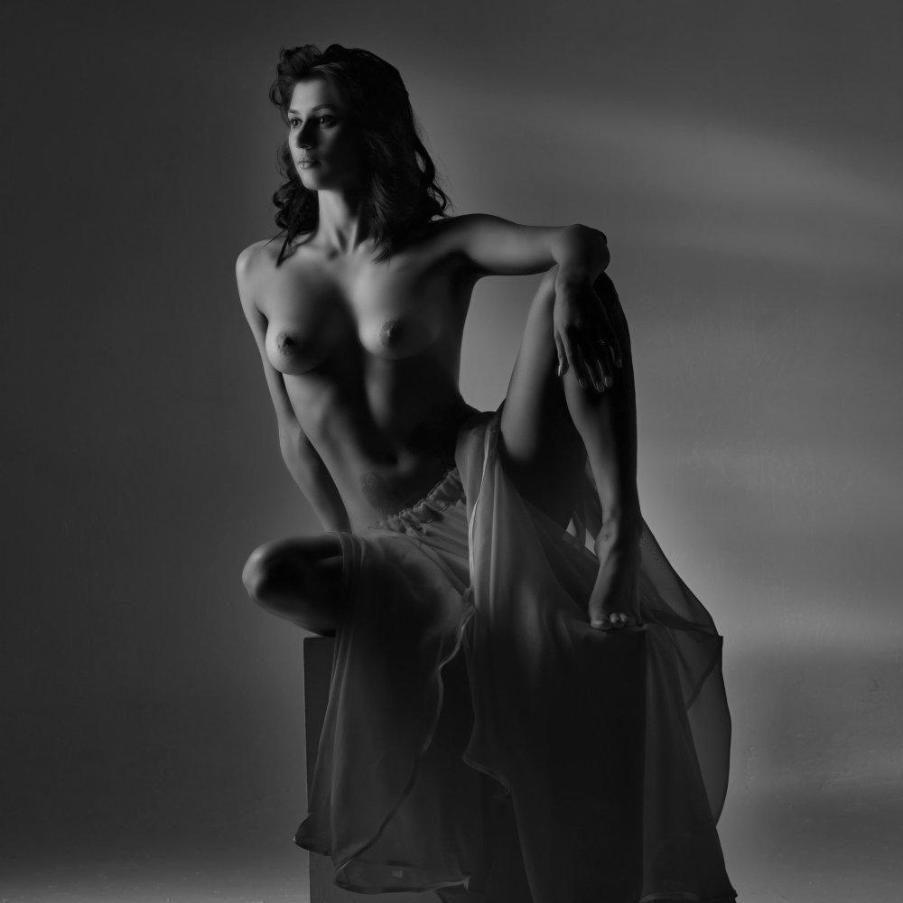 In the style of nude