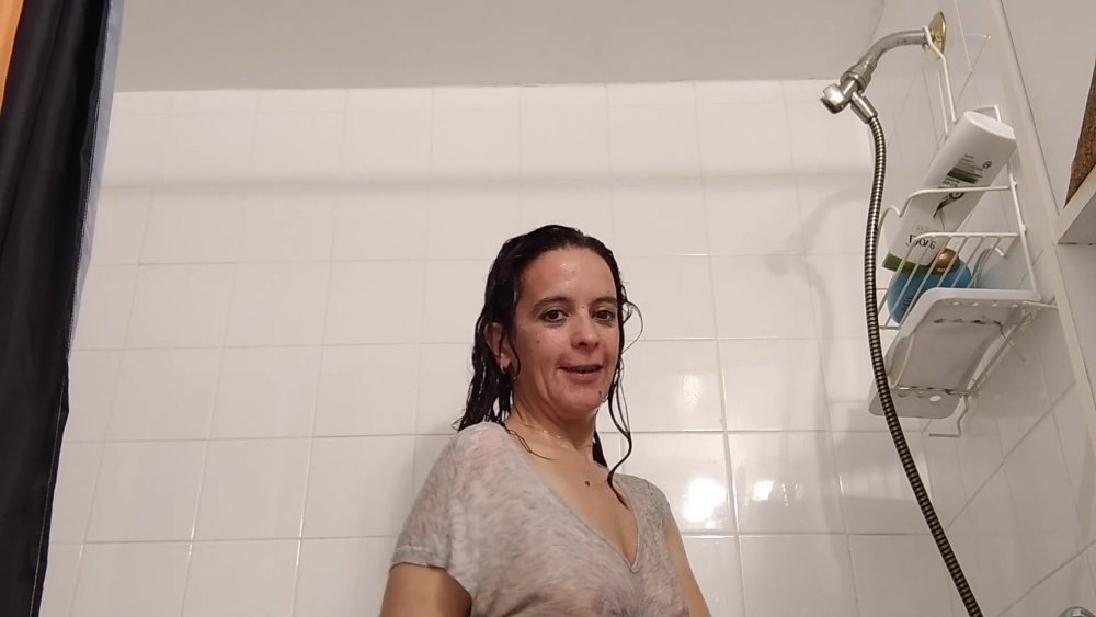Girl in the shower