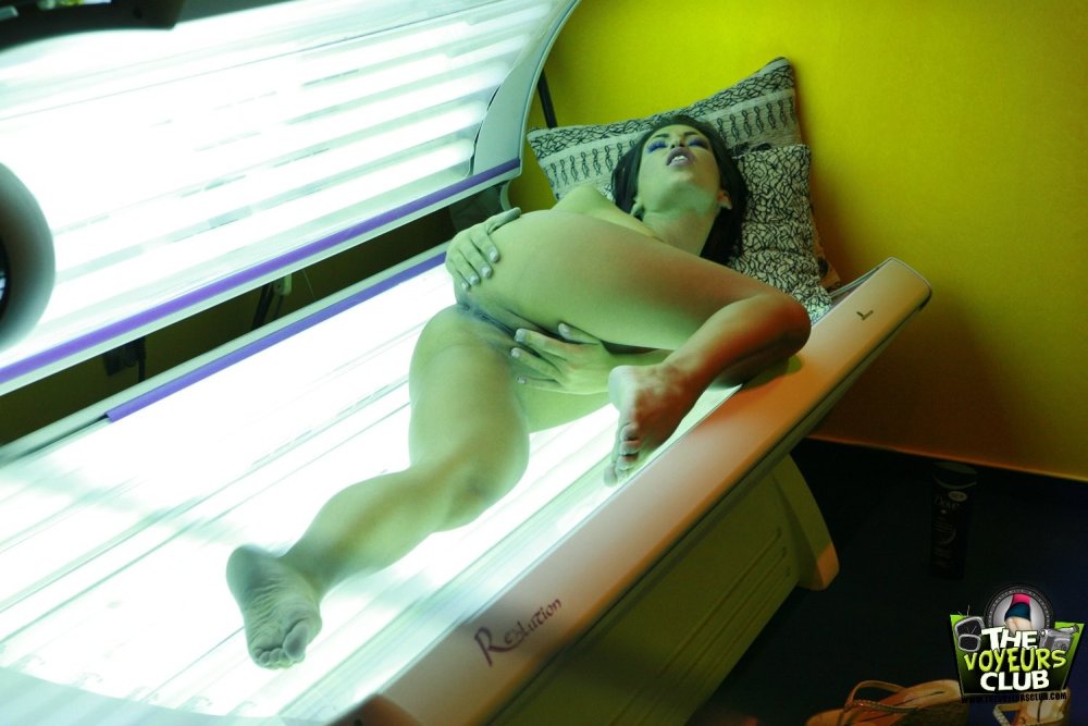 Hidden camera in solarium