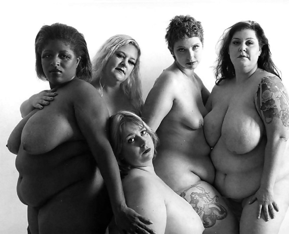 Naked women of different ages
