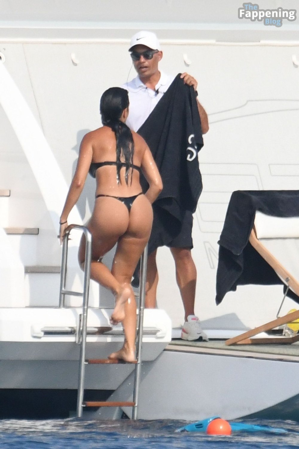 Wife Ronaldo Georgina in a swimsuit