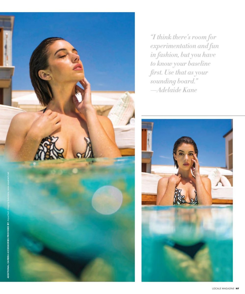 Courtney Kane in a dairy bath