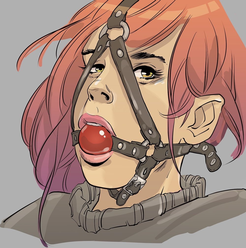 Jane Shepard BDSM Ring Gag