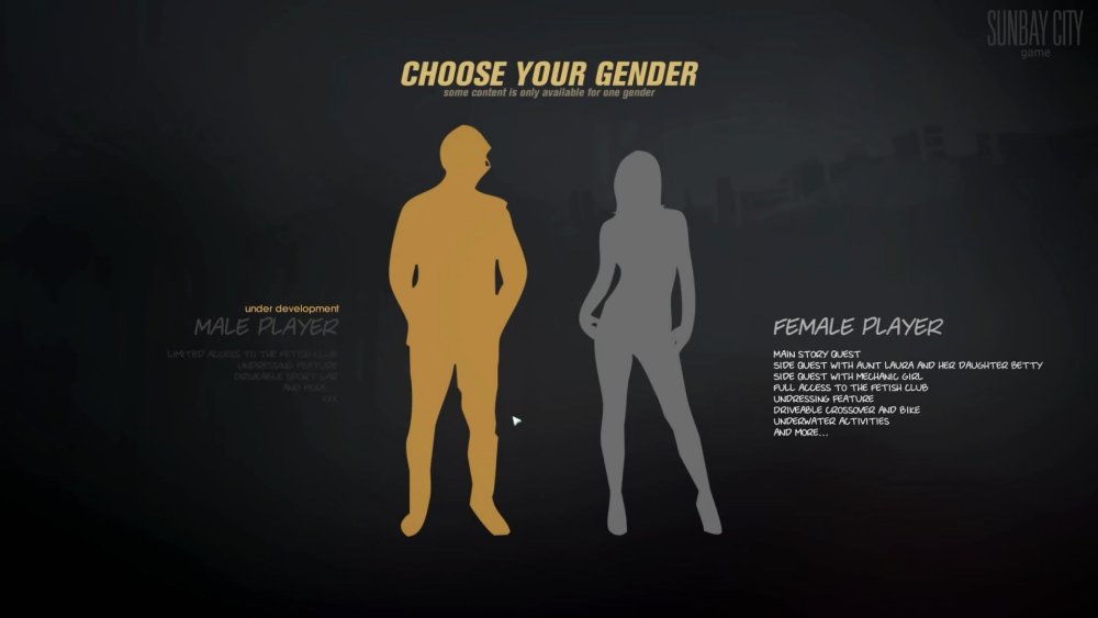 Choose your gender game