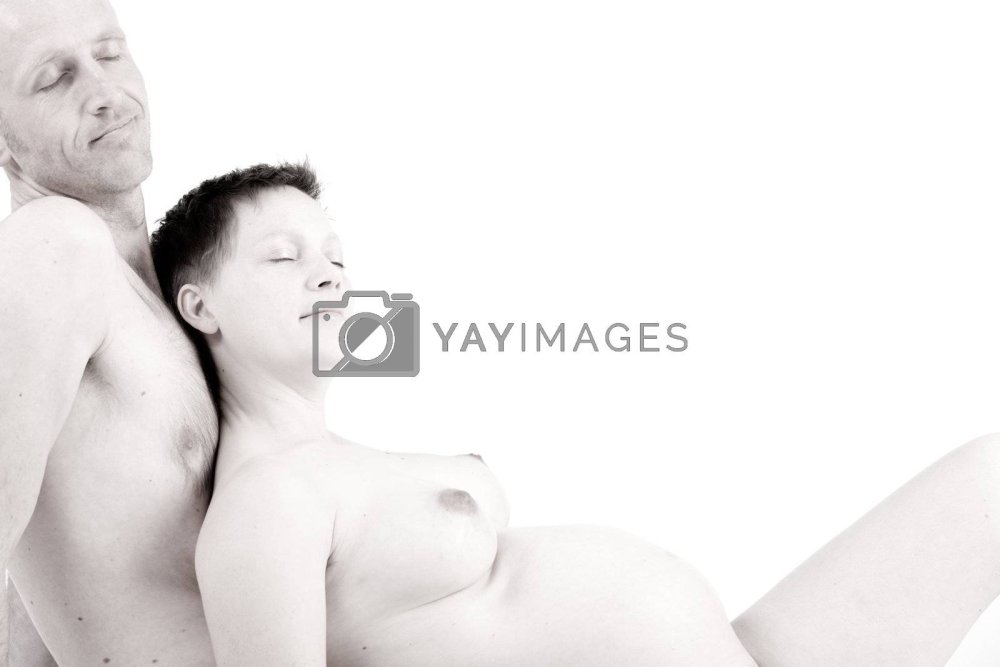 Photo shoot with a pregnant woman