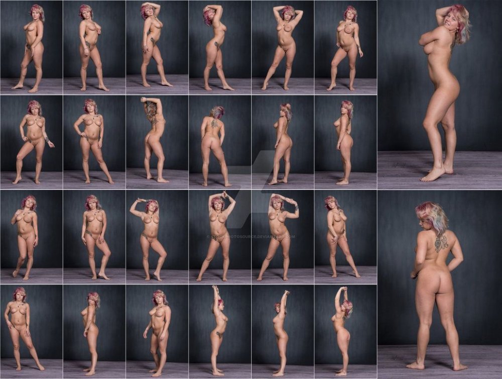 Beautiful poses for an erotic photo shoot