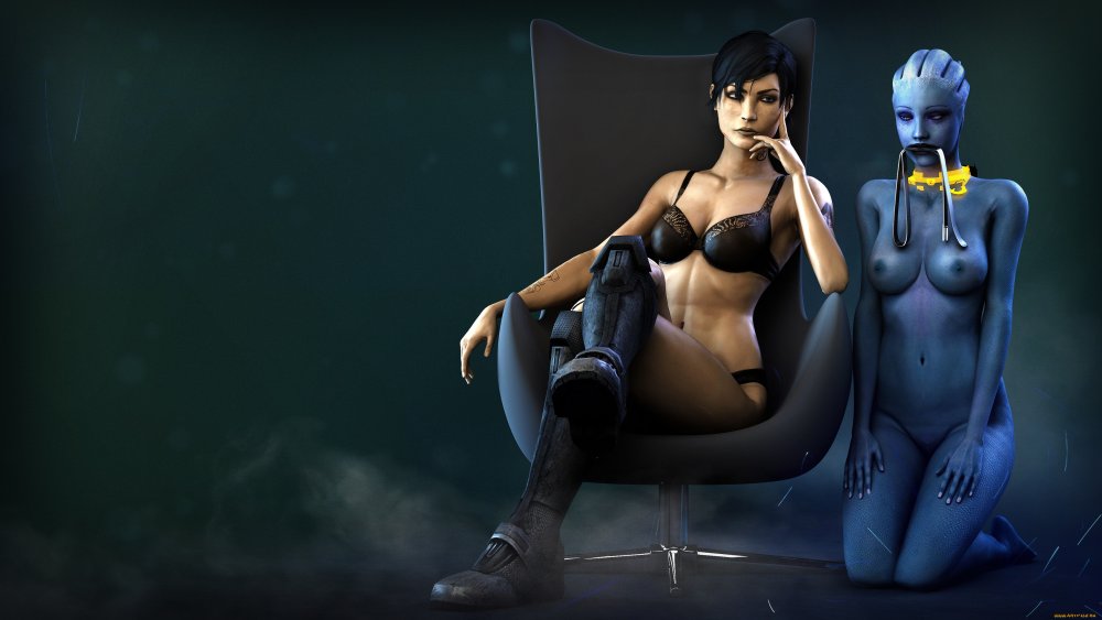 Naked female characters