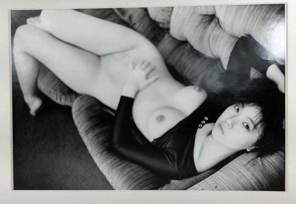 Young naked Japanese retro