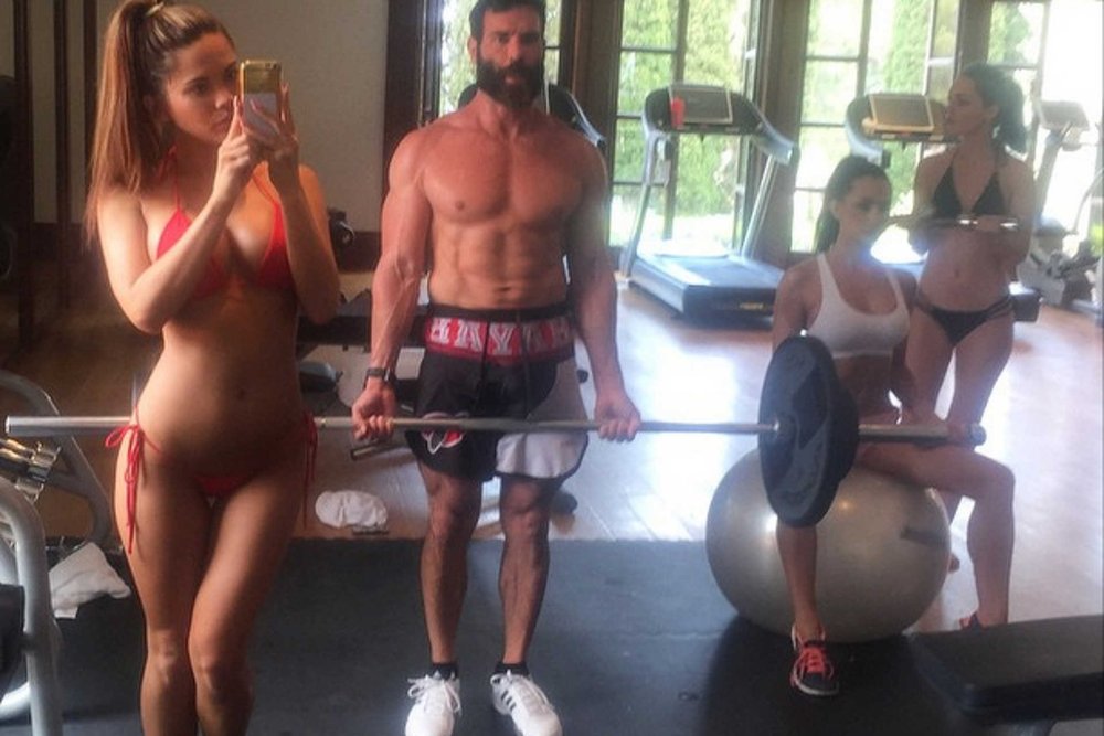 Dan Bilserian with girls