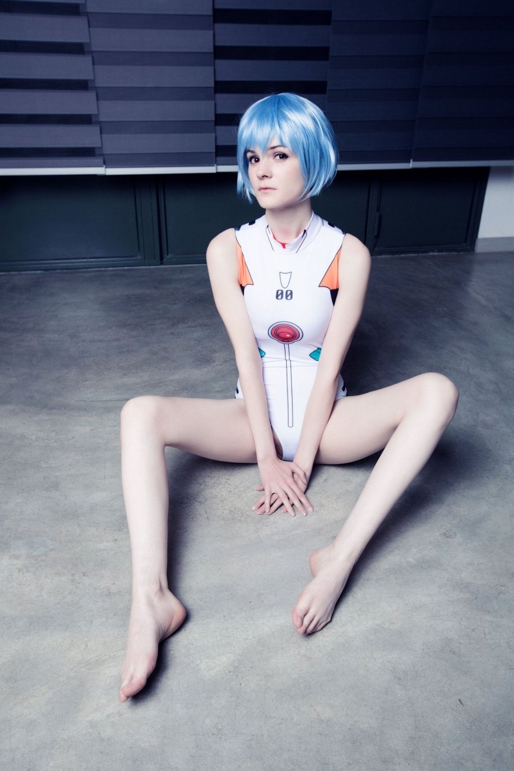 Rei Ayanami cosplay +18