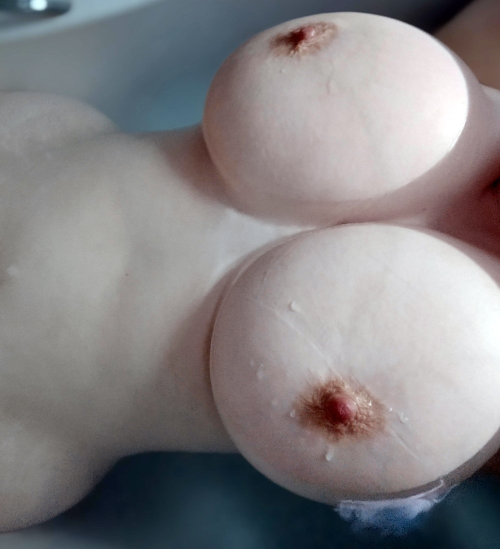 Milky Pale Skin Tits Mini swimsuit