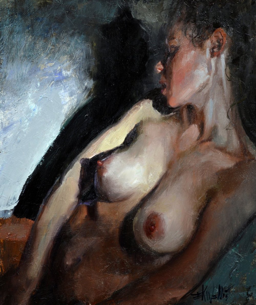 Nude painting Eric Valles