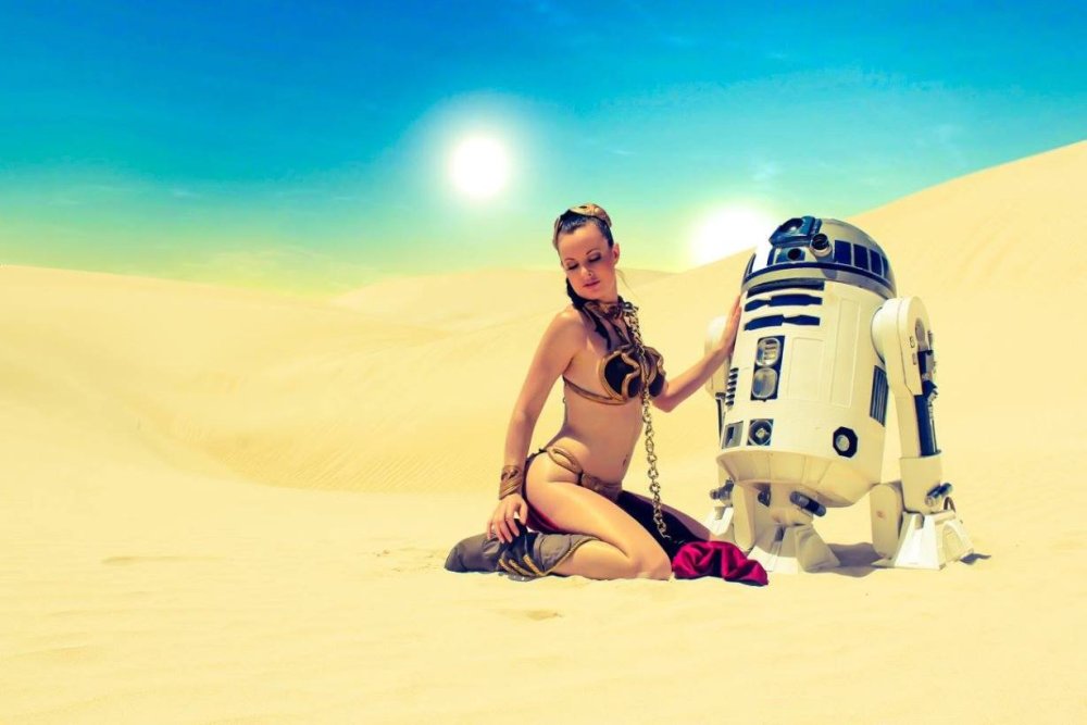 Star Wars Princess Leia R2D2
