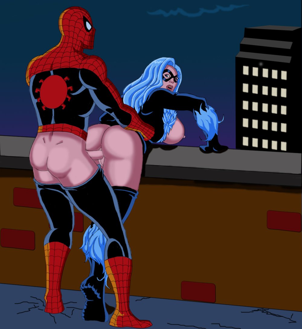 Marvel Spider Meng Black Cat Sex
