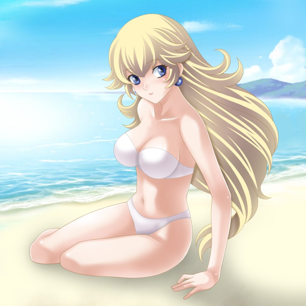 Princess Pich in anime swimsuit