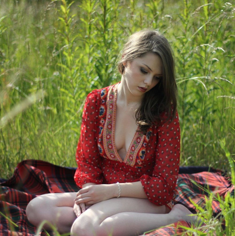 Imogen Dyer in the forest