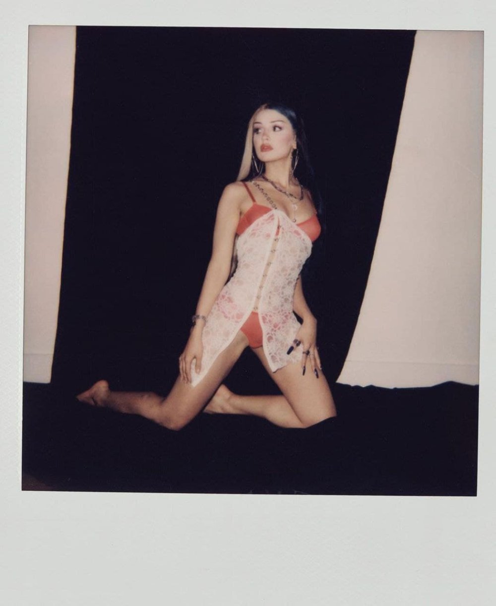 Dina Saeva in underwear