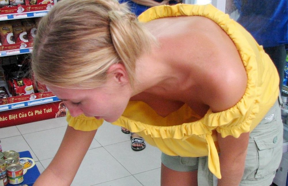 Leaned and lit up boobs