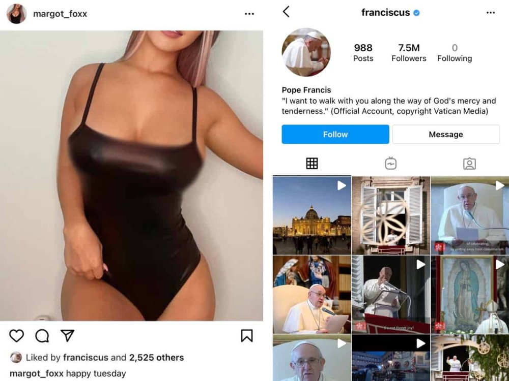 Pope Roman Instagram like