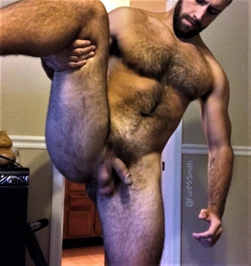 Hairy guys with huge members