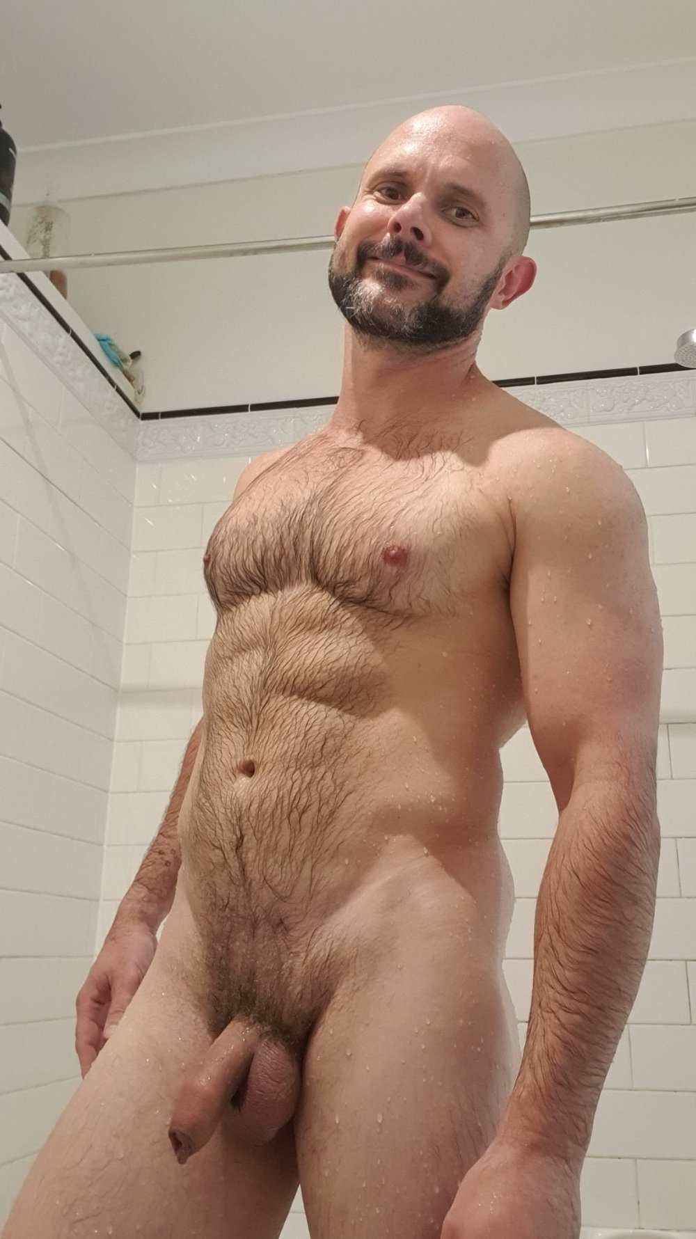 Naked young hairy guy