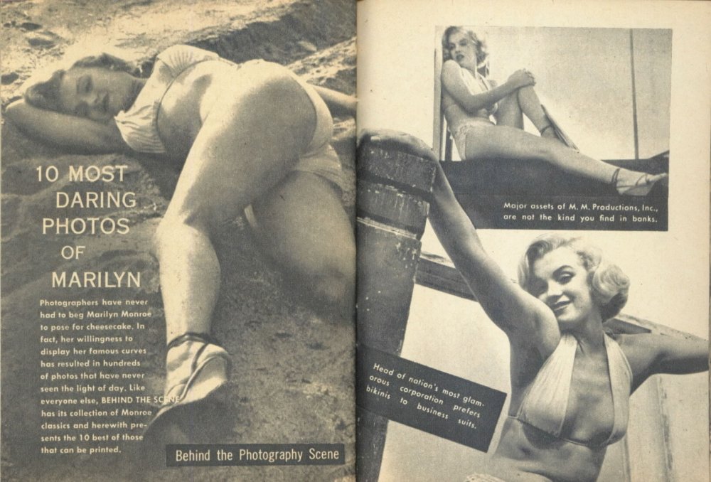 Marilyn Monroe with Kennedy, porn comics