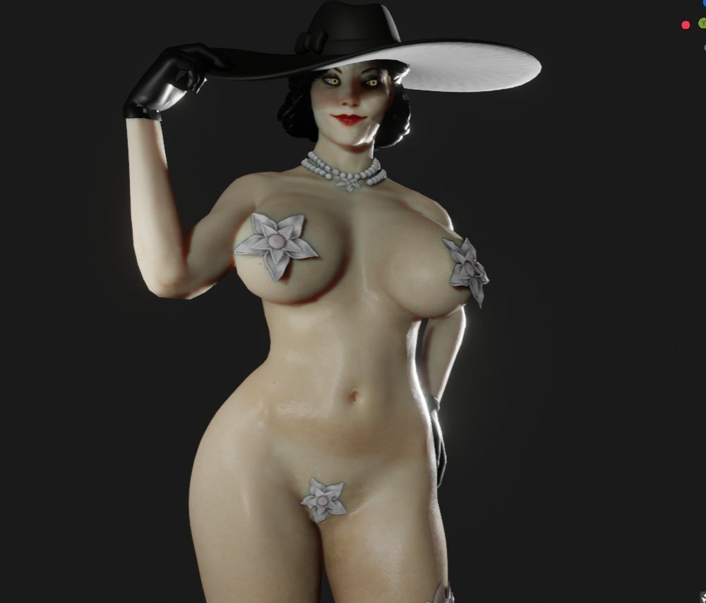 Lady Dimitrescu Naked Tits