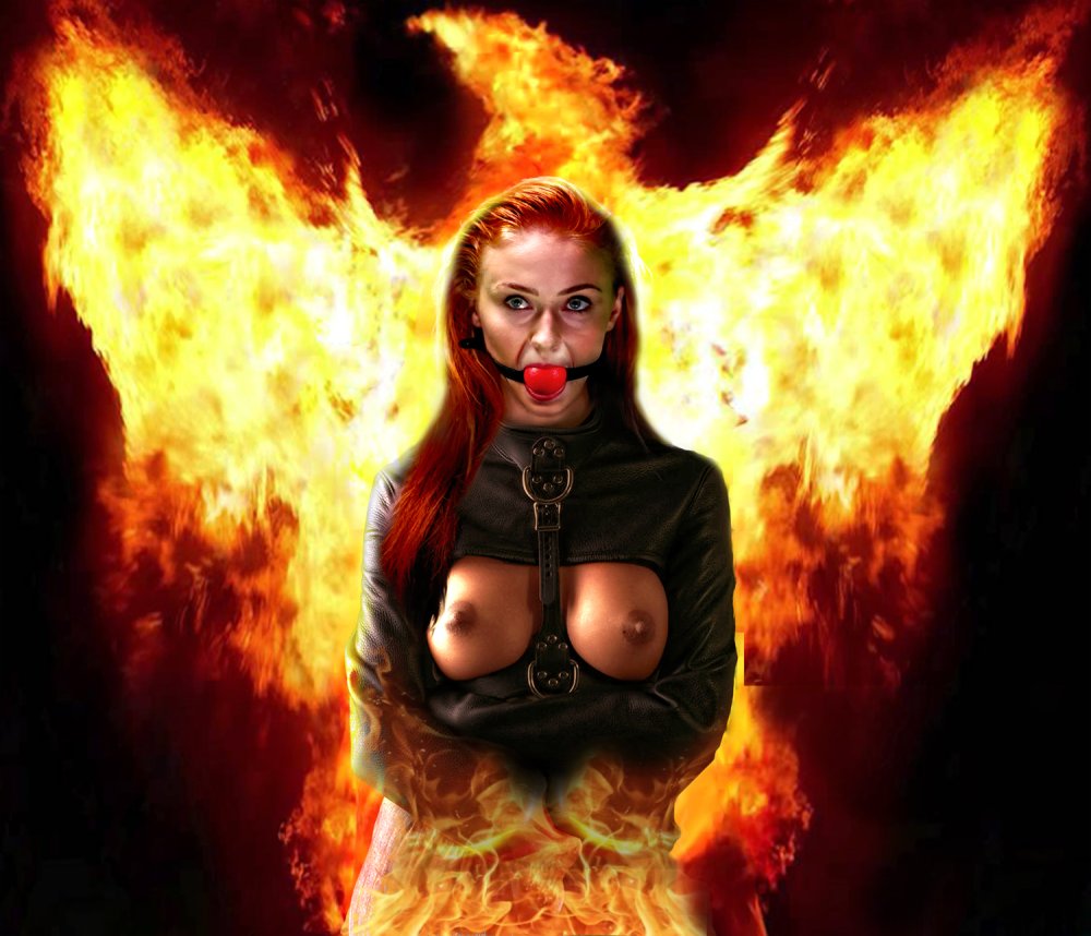 Sophie Turner Red Tits