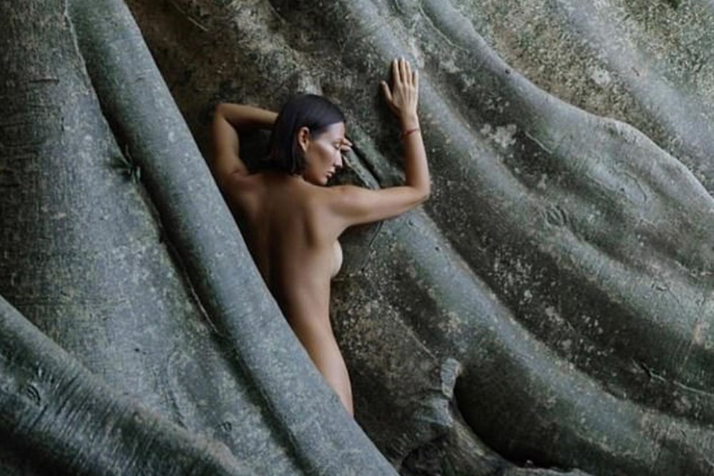 Naked on Bali