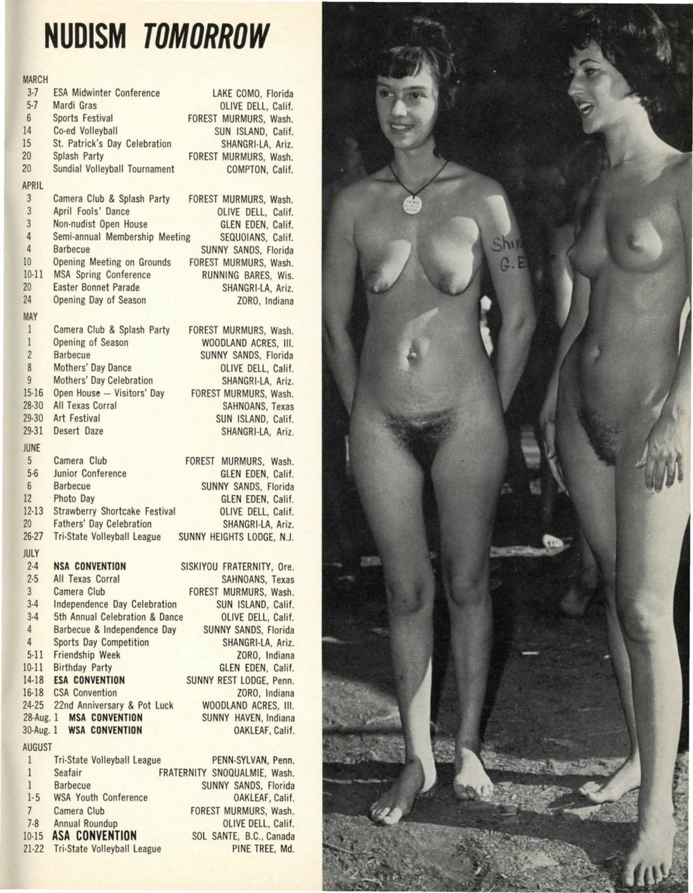 Retro nudists