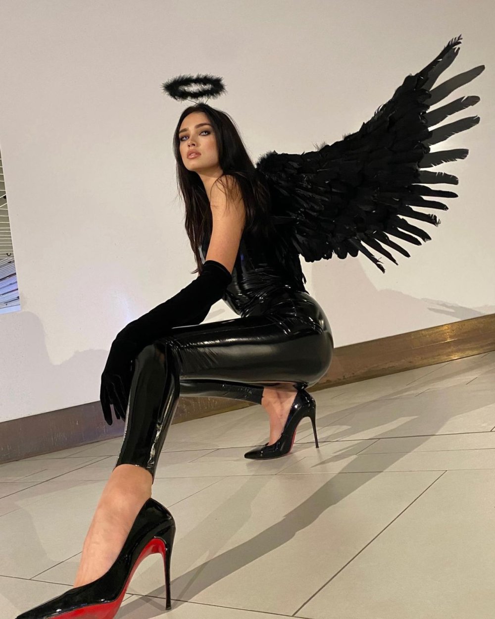 Photoshoot with wings