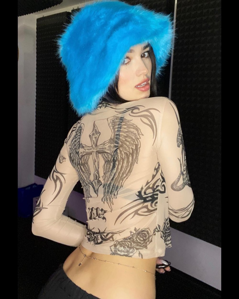 A woman with tattoos