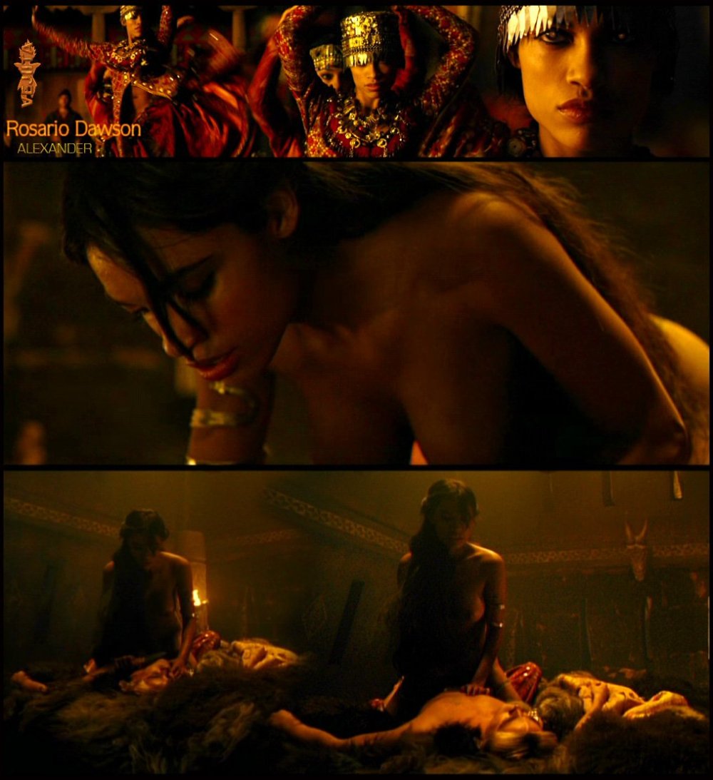 Rosario Dawson boobs Alexander