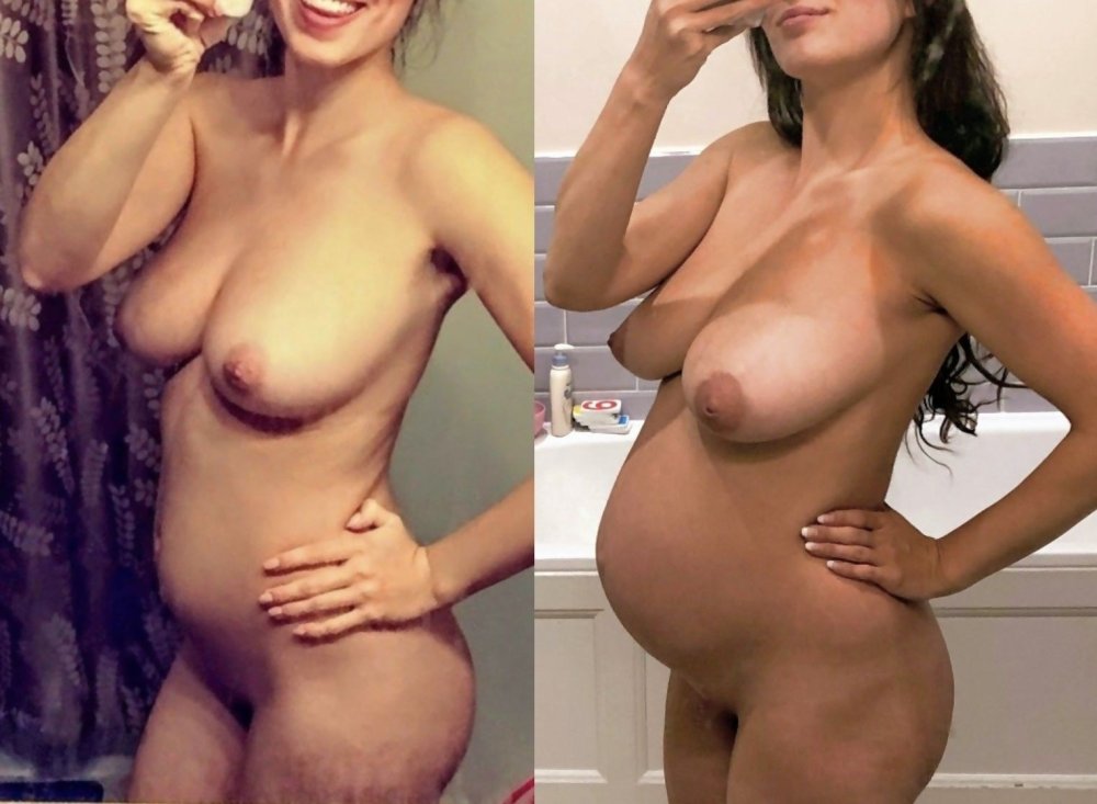 Pregnancy progress is naked