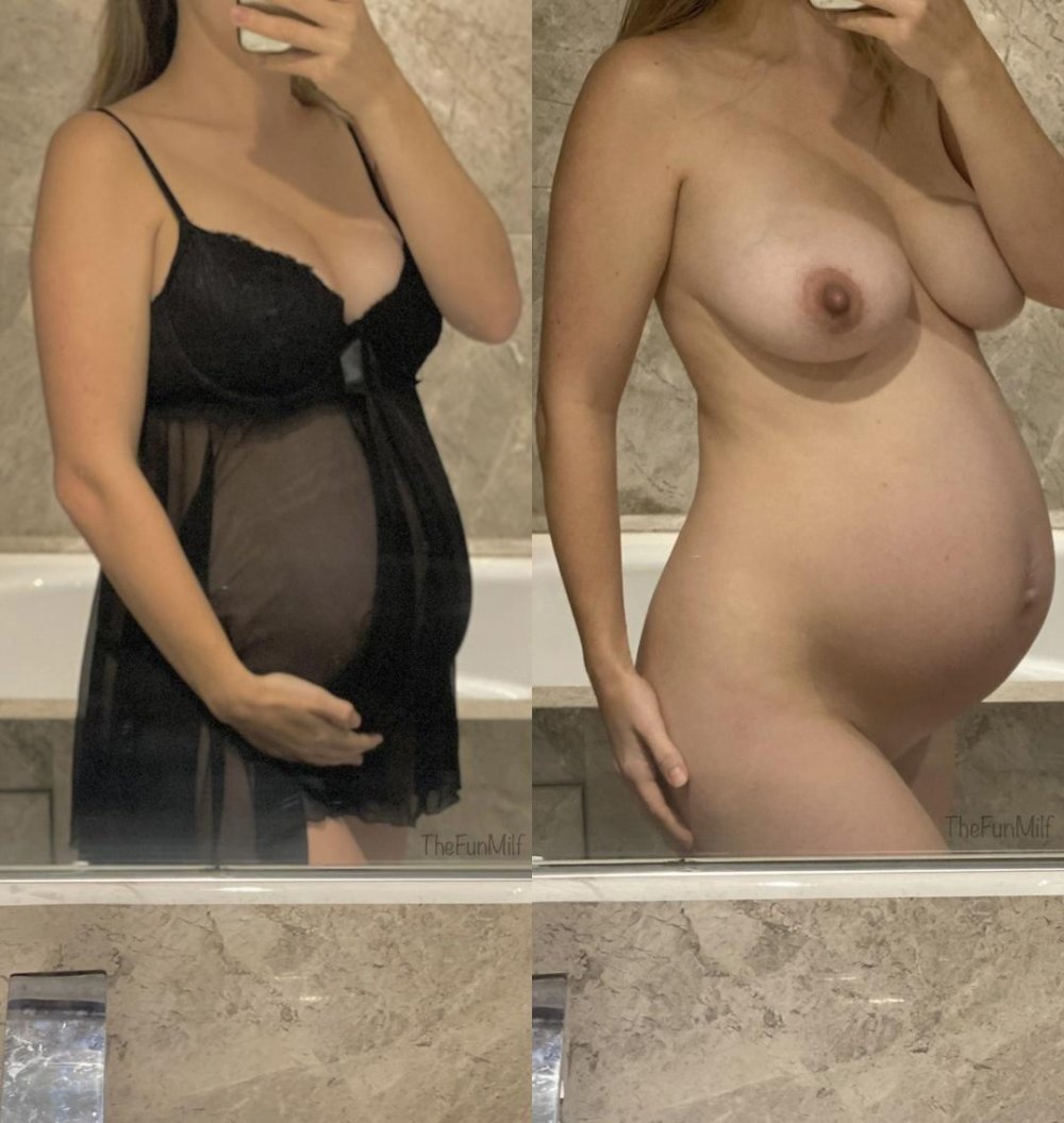 Photoshoot of a pregnant woman