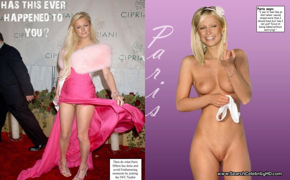 Paris Hilton without panties