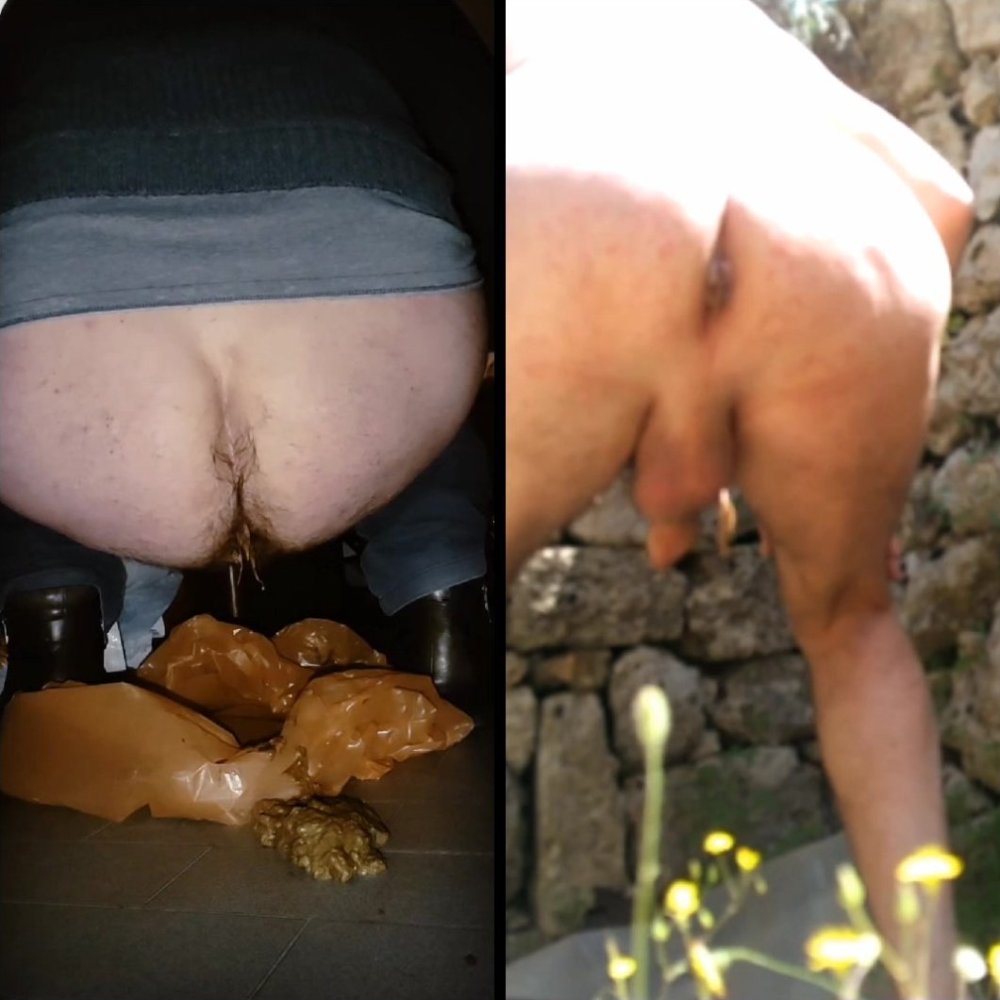 Girl pokes Diarrhea Outdoor