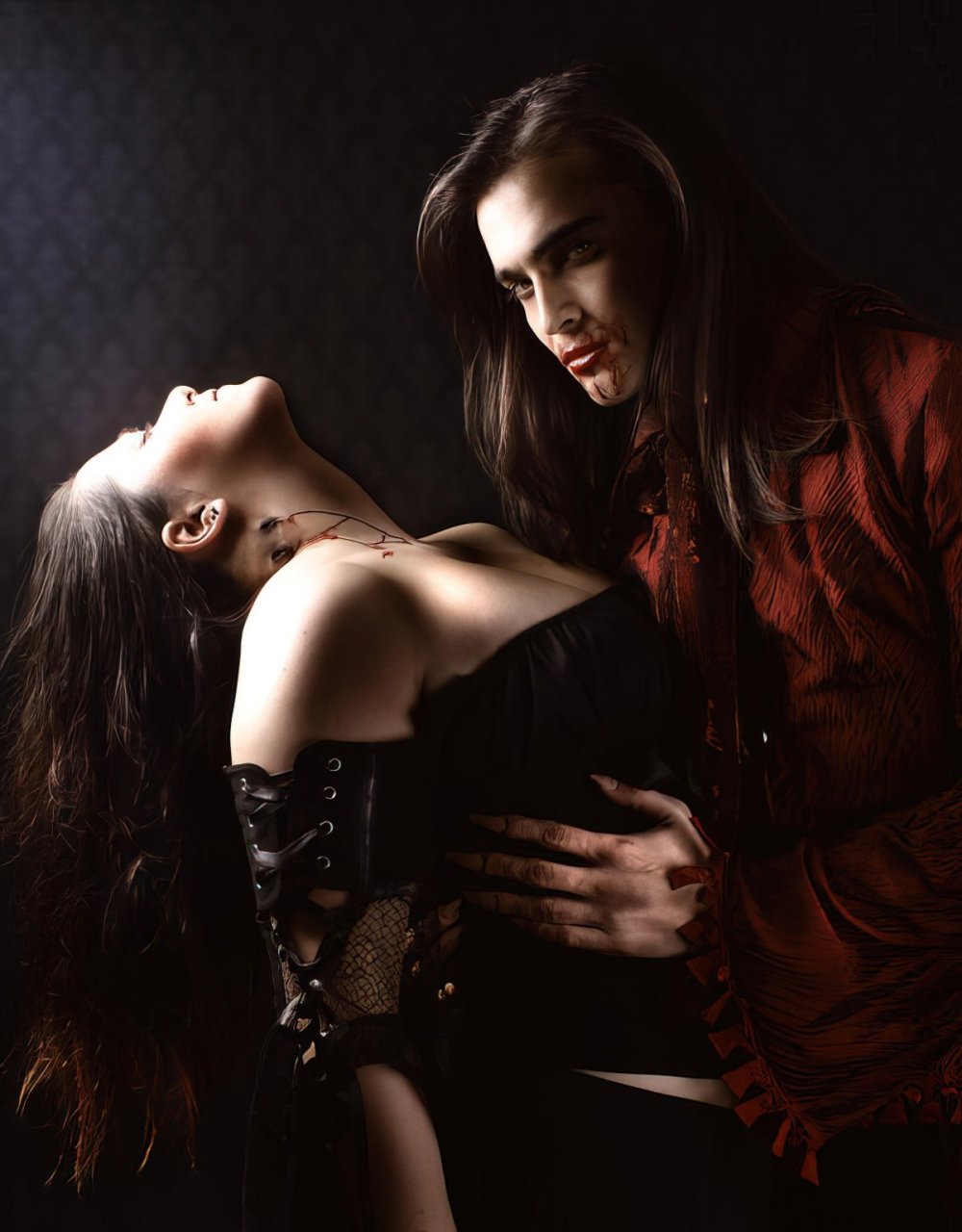 Count Dracula of his Girls Vampirez