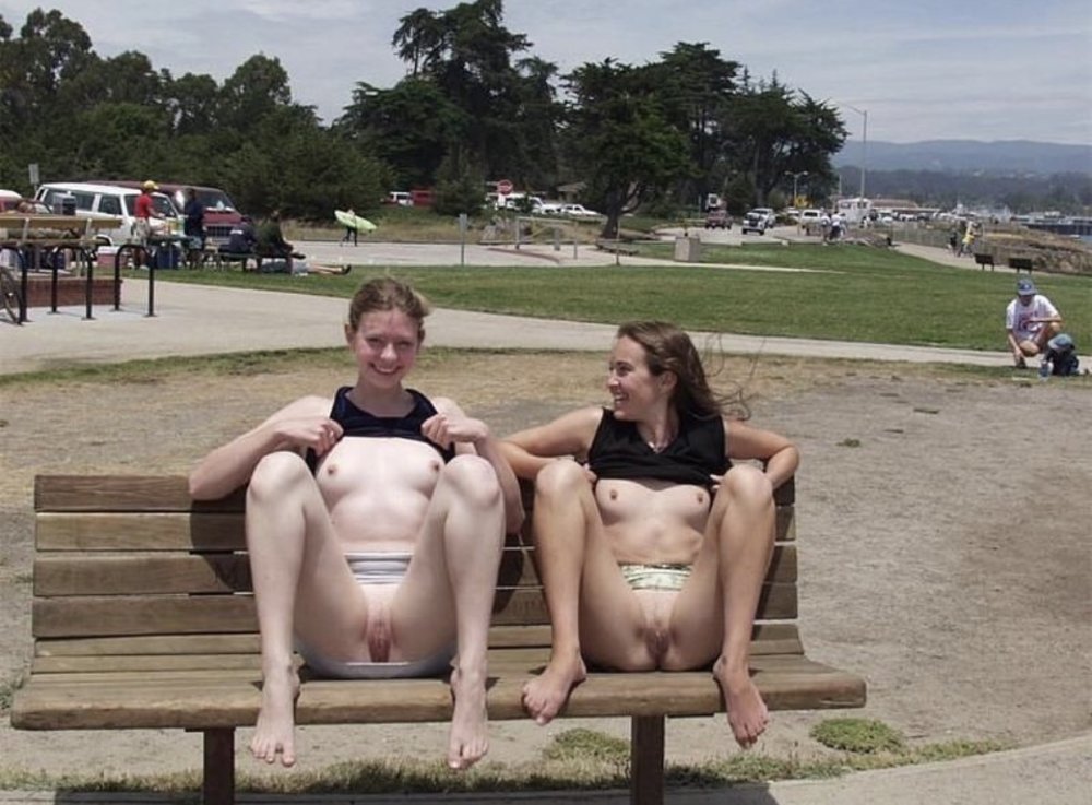 Naked women in unexpected places