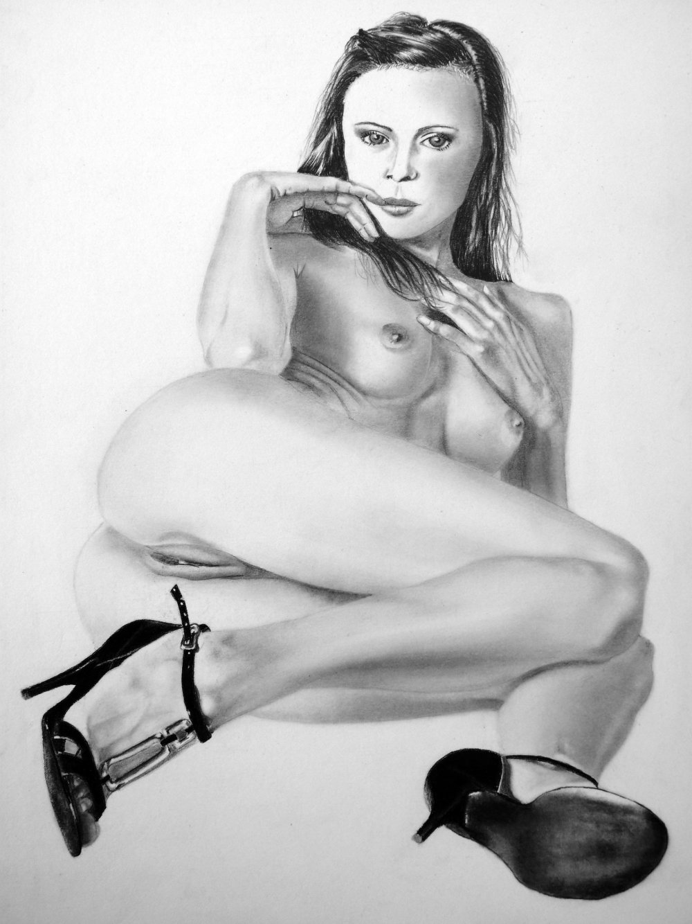 Naked painted leveushka