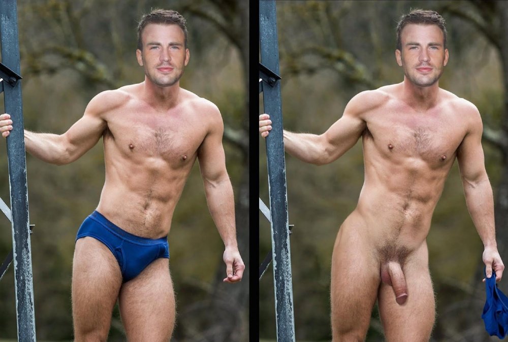 Actor Chris Evans Naked