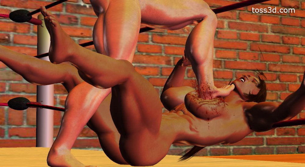 3D Comics Ketfight boobs