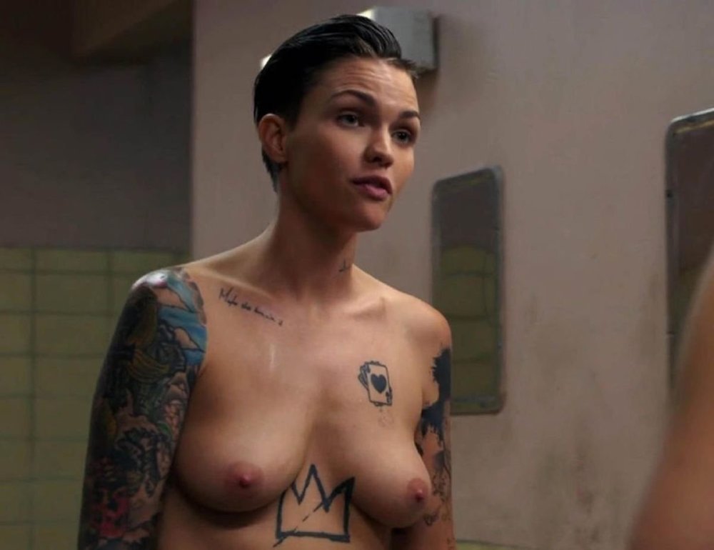 Ruby Rose breast