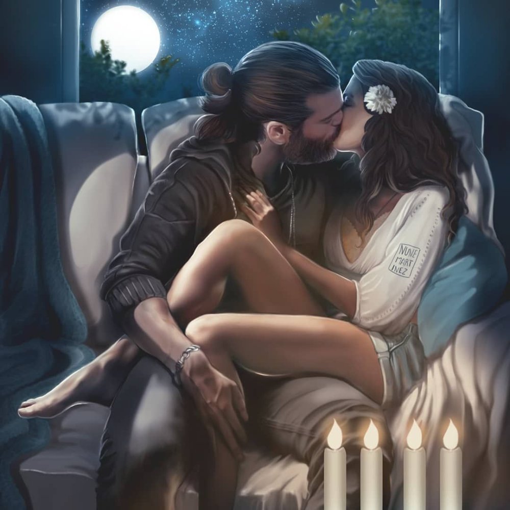 Beautiful couples art