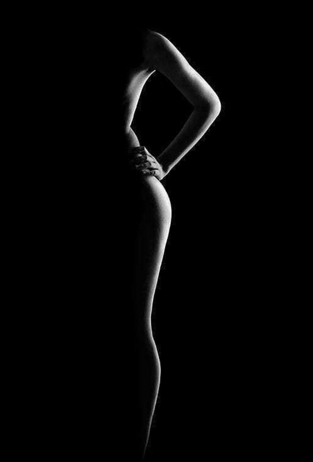 Beautiful bend of the body