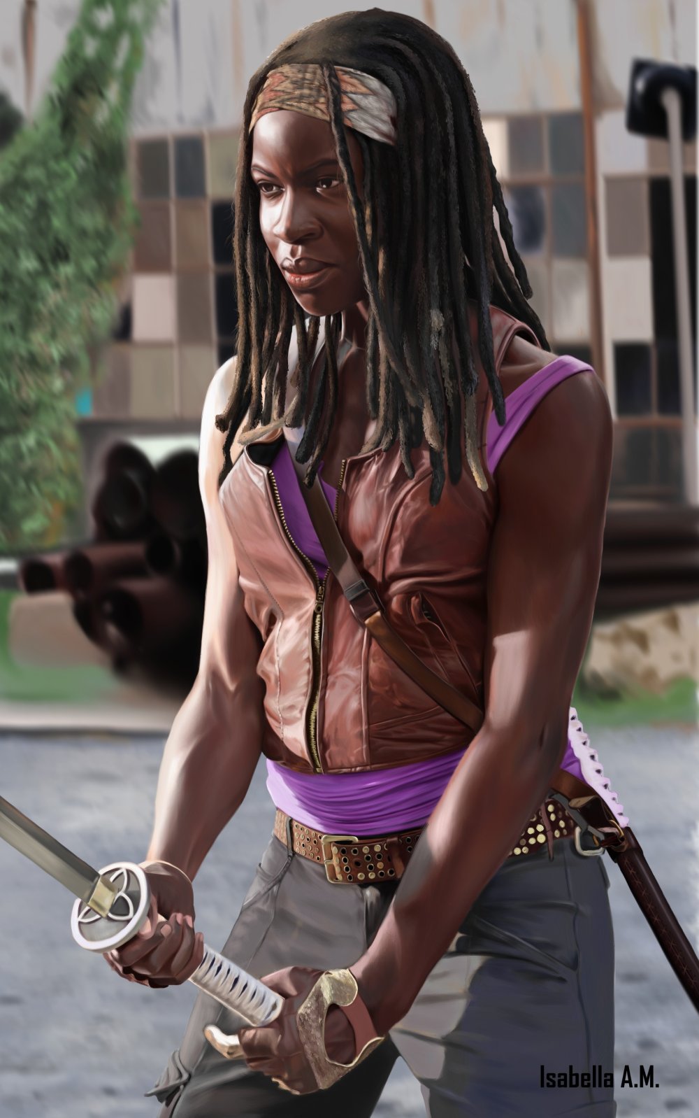 Mishon Walking dead actress